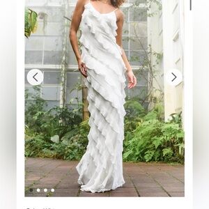 Altard state white maxi dress